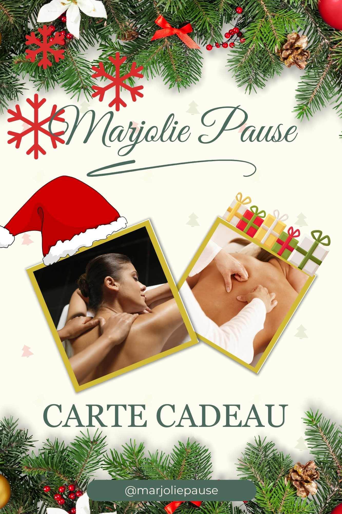 offrez une carte cadeau pour noël à vos proche